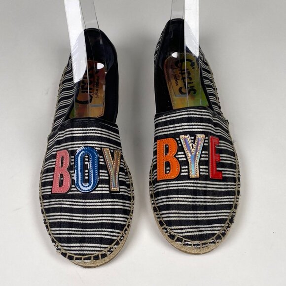 Circus by Sam Edelman Boy Bye Espadrille Shoes Womens 8.5 M Slip On Loafers - Picture 2 of 10